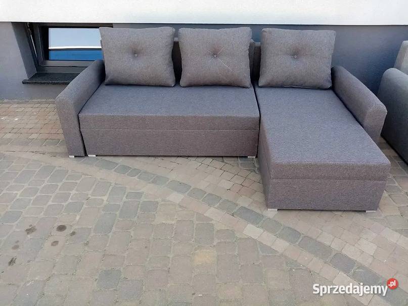 Tani narożnik 235x 145 z funkcją spania Szybka Łódź