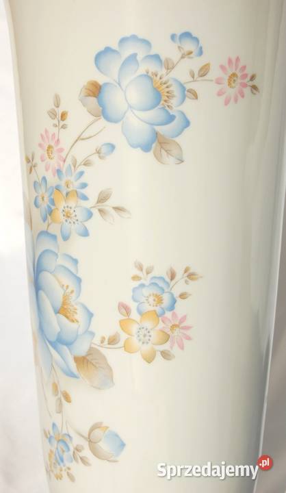 Klasyczny wazon porcelana Ćmielów błękitne Lublin sprzedam