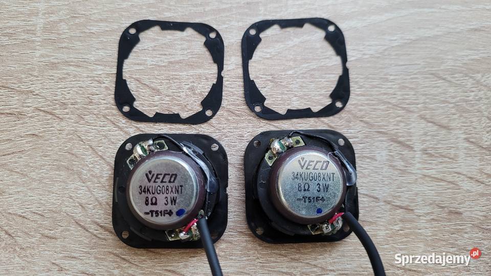 Głośniki VECO 3W 8Ohm 1 13 34 34mm 26mm Łódź