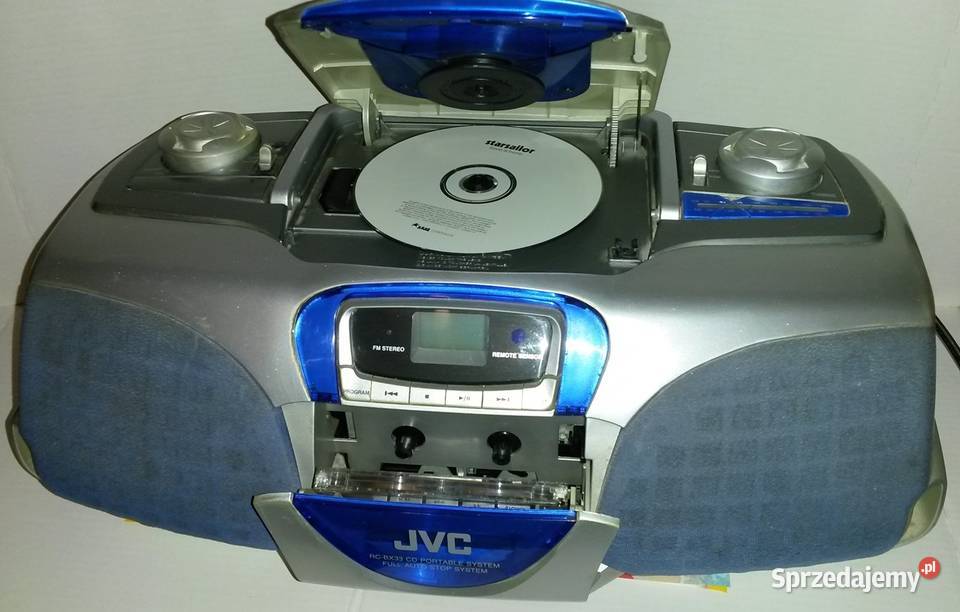 Boombox JVC magnetofon cd radio vintage