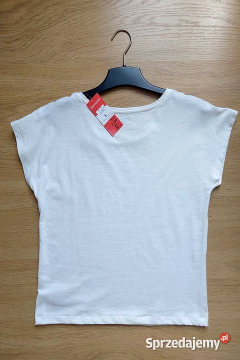 Bluzka biała Tshirt S 36 Inextenso bawełna Nowa biały Warszawa sprzedam