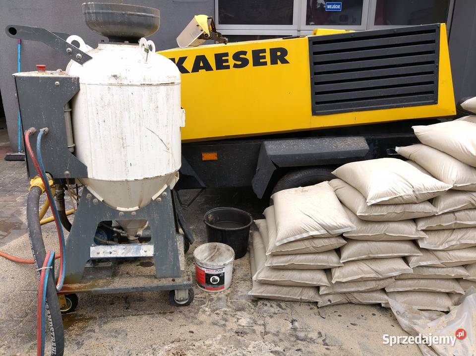 Hydro piaskarka Sandbot Kompresor Śrubowy