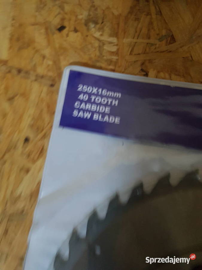 TARCZA WIDIOWA DO DREWNA 250 x 16mm 40T PIŁA Głogowa