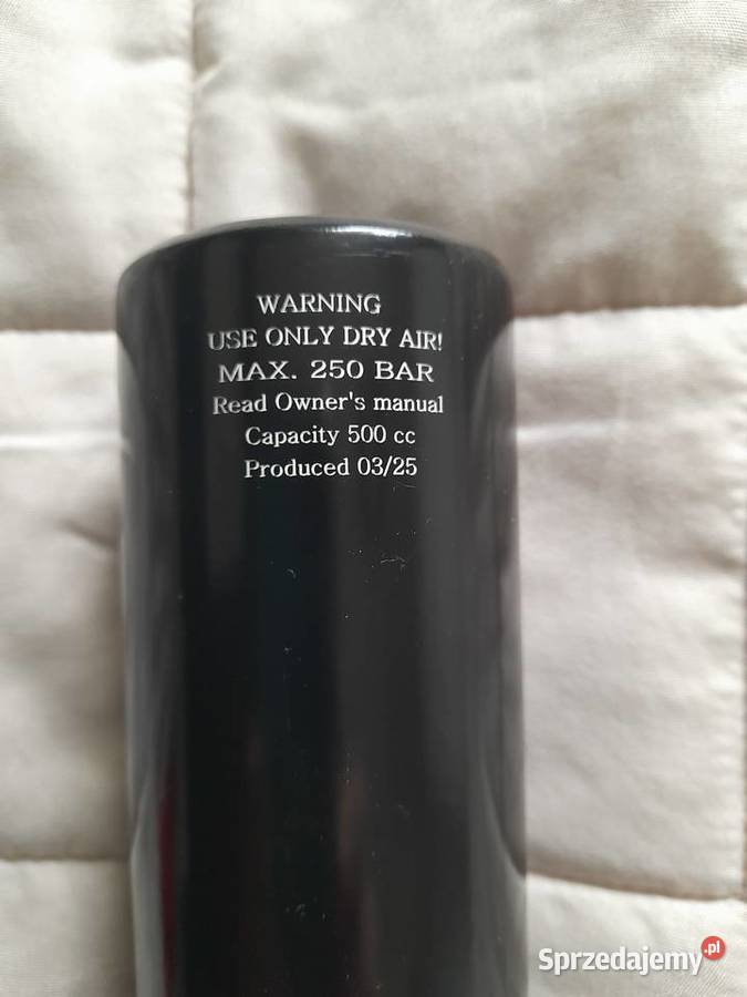 Butla Kartusz 250 Bar PCP Regulator 120 Bar Nowa Sławków