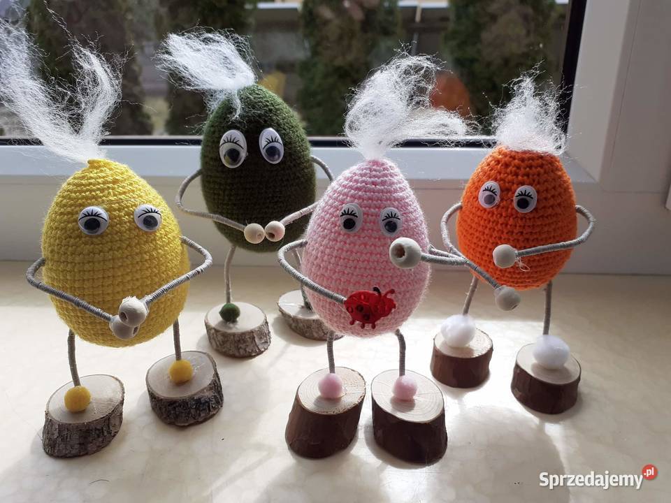 WIELKANOCNA OZDOBA JAJKO SZYDEŁKOWE Turek