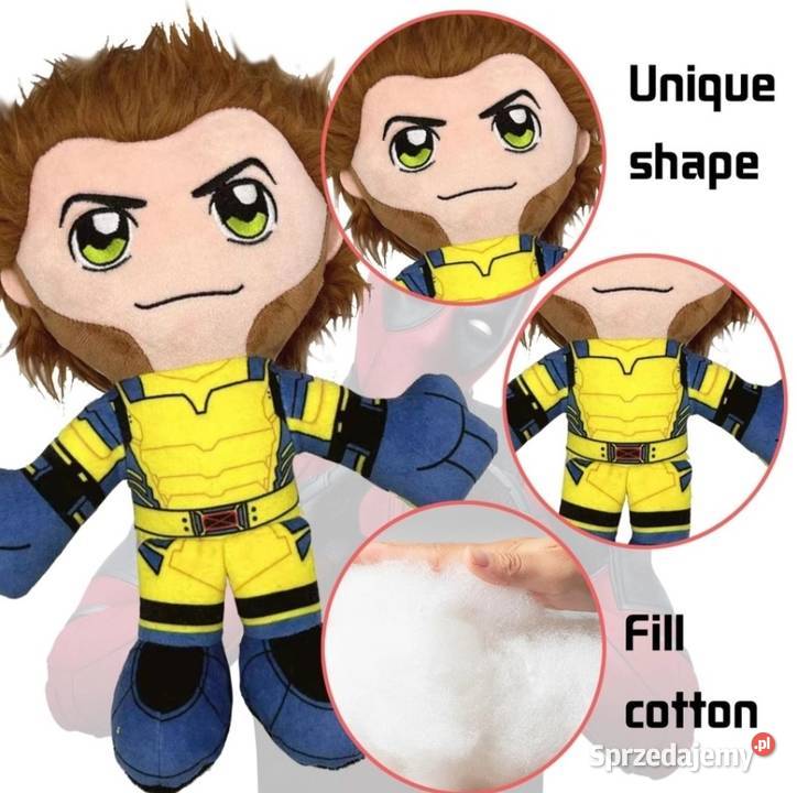 AvengersPluszowa maskotkaZabawka Wolverine Domaszczyn