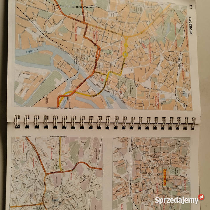 Atlas samochodowy Mapy Polska i Europa mazowieckie Warszawa