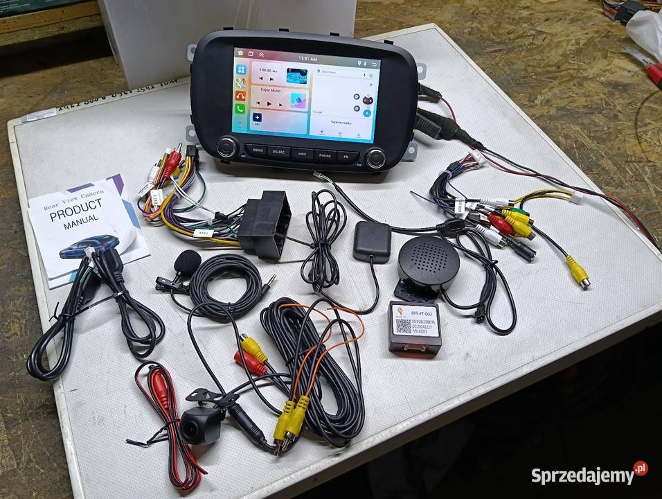 Radionawigacja GPS android Fiat 500x Drążdżewo Nowe