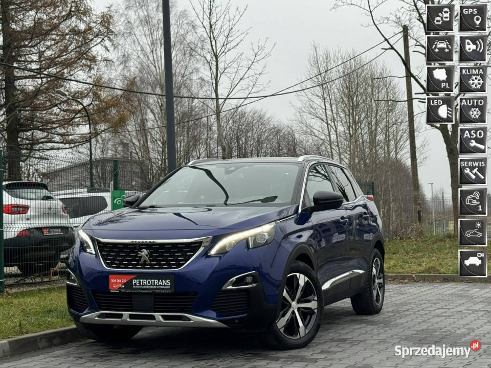 Peugeot 3008 20 HDI 150 FULL LED GTLINE komputer pokładowy warmińsko-mazurskie Mrągowo