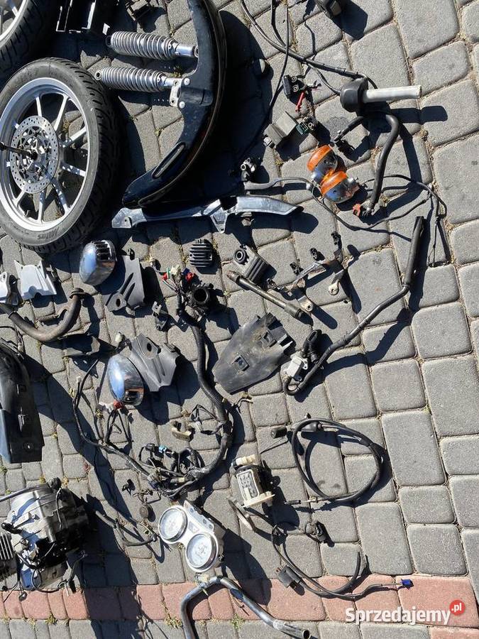Yamaha ybr 125 custom części dokumenty calosc 125cm3 podkarpackie Łańcut