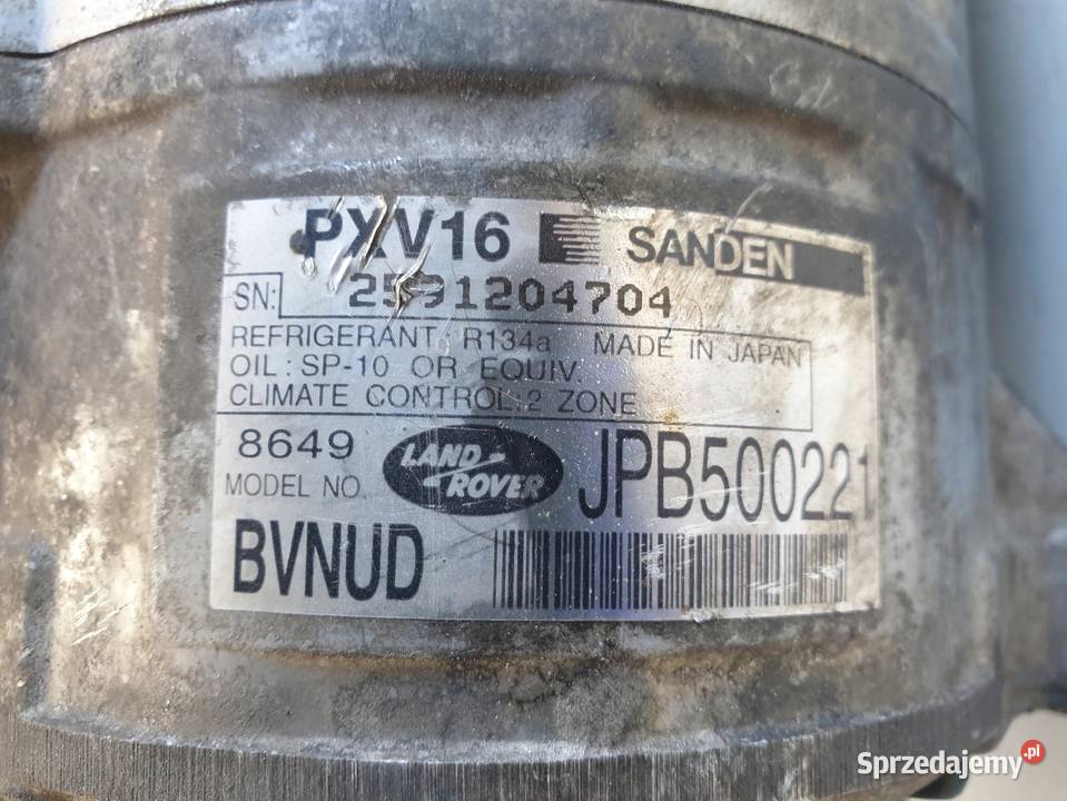 SPRĘŻARKA KLIMATYZACJI Range Rover Vogue 36 TD Chełm sprzedam