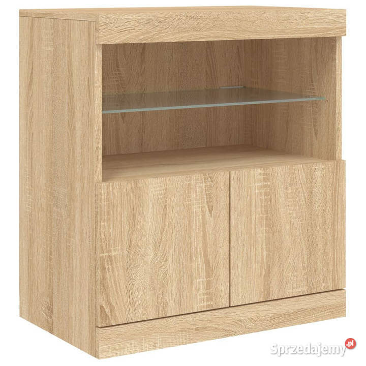 Szafka z oświetleniem LED dąb sonoma 60x37x67 mazowieckie
