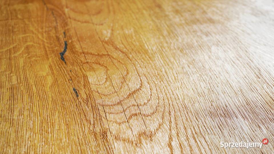 Stół Dębowy Lite Drewno Solidna podstawa 160x90 76cm Chorzów