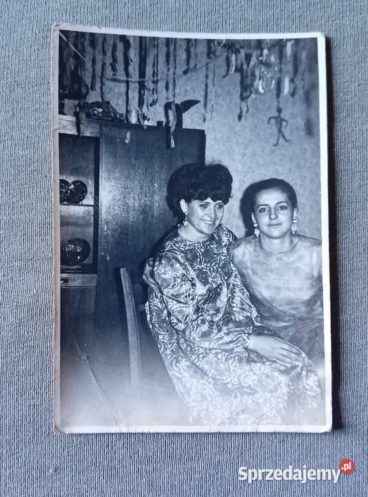 Stara fotografia przyjęcie karnawałowe lata 60e Pozostałe wielkopolskie