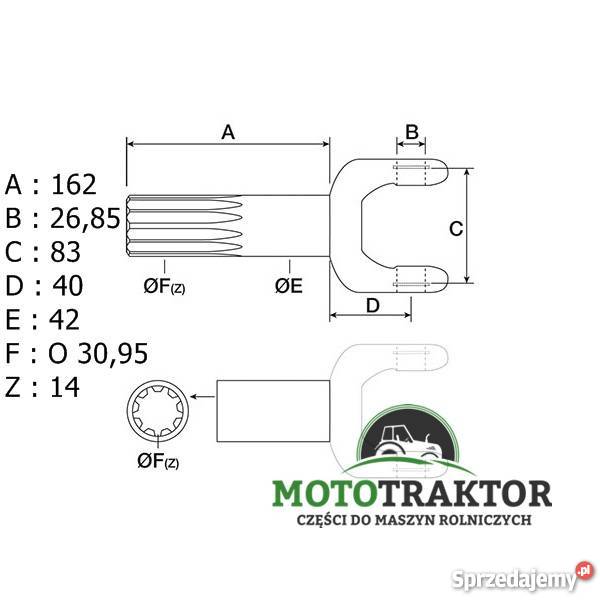 Półoś krótka Fiat Holland TD 75 80 85 90 95 9090 Łążynek sprzedam