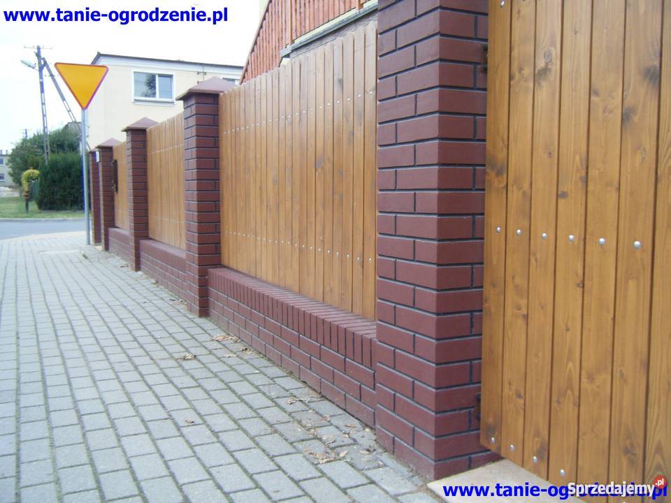 Słupki murki ala klinkier ogrodzenia klinkier Września sprzedam
