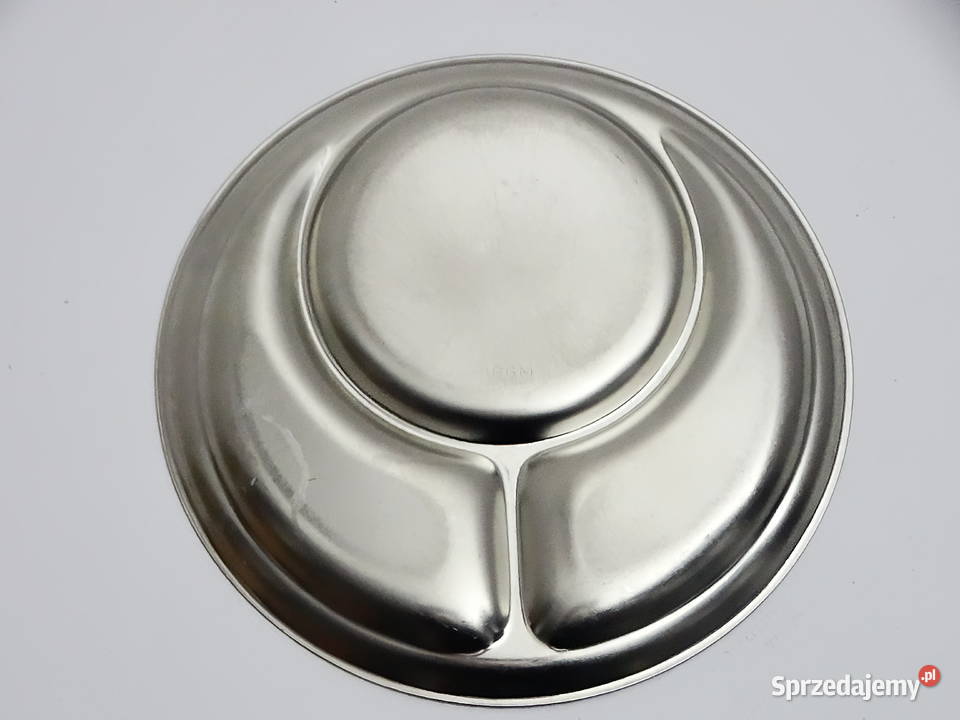 Zestaw talerzy stalowych 2 sztuki kuchenne i