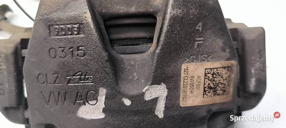 ZACISK HAMULCOWY PRZÓD LEWY AUDI A4 B9 8W05DH osobowe kujawsko-pomorskie Lipno