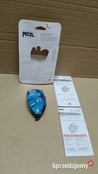 Przyrząd asekuracyjny Petzl Grigri niebieski Olecko sprzedam