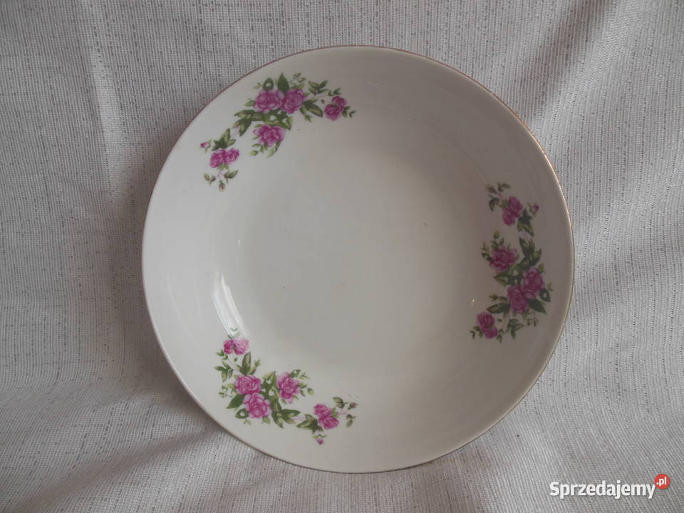 Miska porcelanowa w różowe różyczki Chiny Kielce
