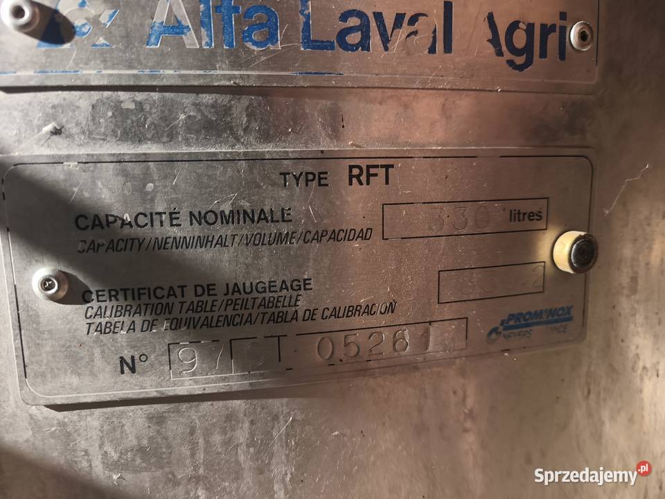 Schlaczalnik Alfa Laval RFT 330 Buszyce