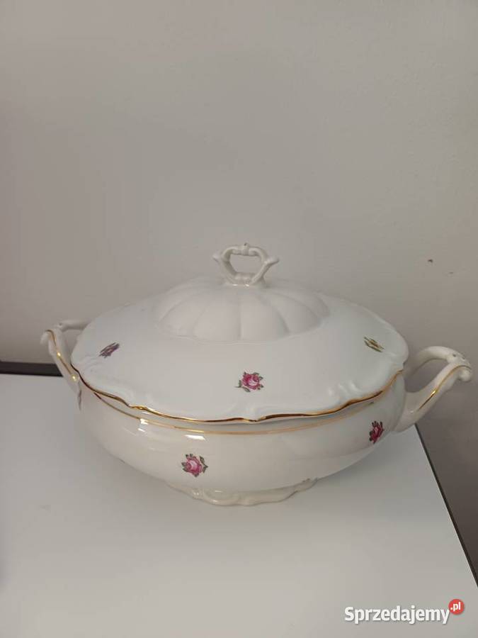 vintage waza Carl Tielsch Porcelana i szkło Nowy Targ
