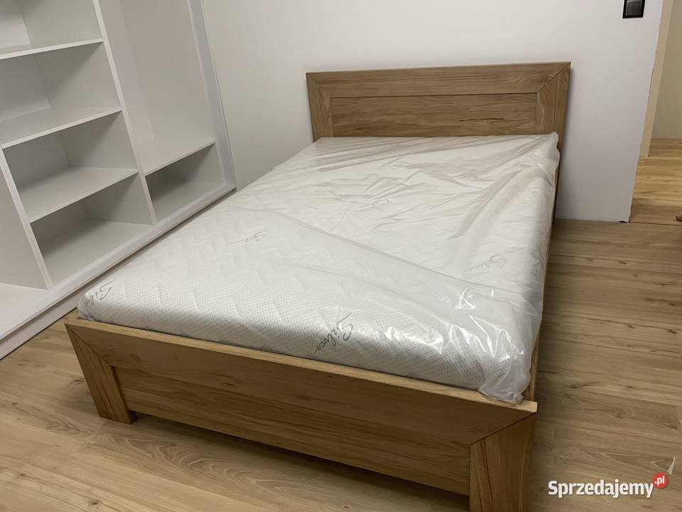 Łóżko z litego drewna dąb buk solidność na lata Łóżka małopolskie Nowy Sącz sprzedam