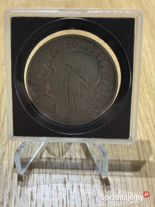 Moneta 10 1933 Głowa kobiety srebro Puławy