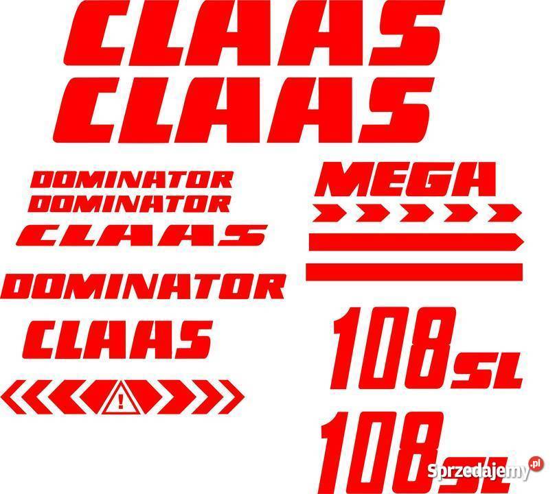 naklejki claas dominator 108 sl kujawsko-pomorskie Jeżewo