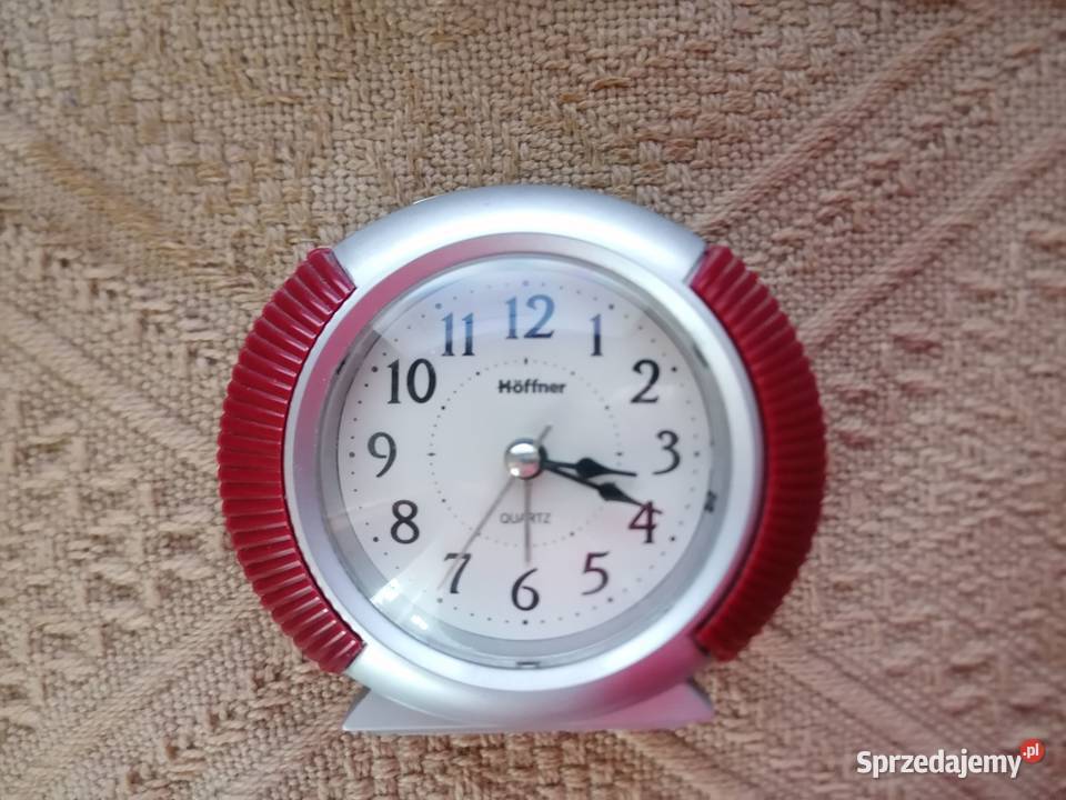 Zegar budzik stołowy Hoffner Quartz uszkodzony Łódź