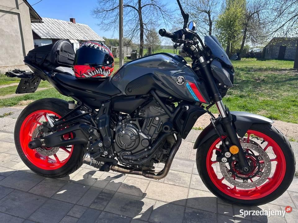 Yamaha MT07 2021r 16 ABS lubelskie Kłoczew
