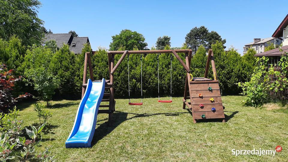 Plac Zabaw do Ogrodu OLAF Ścianka Huśtawki Ślizg Warszawa sprzedam