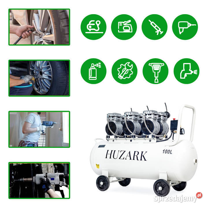 Profesjonalny Kompresor bezolejowy sprężarka Tarnów