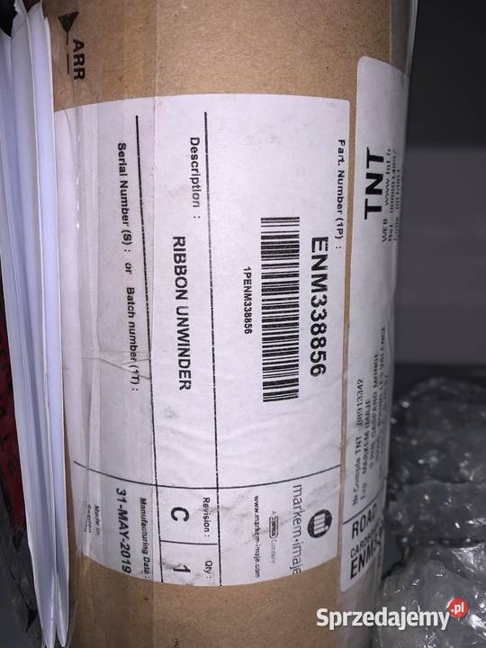 Markem Imaje ENM338856 Ribbon Unwinder mazowieckie Warszawa