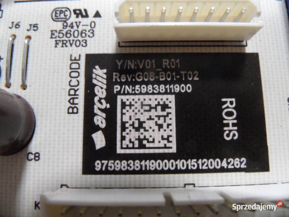 sterownik lodowki beko MCNA406E40ZXBN 5983811900 Radlin sprzedam