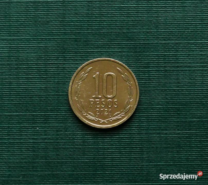 CHILE 10 peso 2021r śląskie Gliwice sprzedam