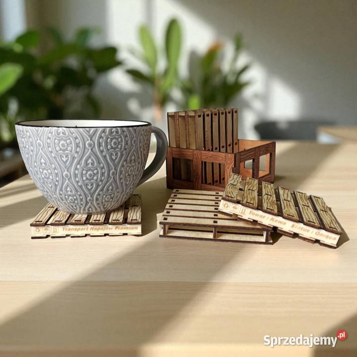 Drewniane Podstawki pod Kubek Euro Paleta Warszawa