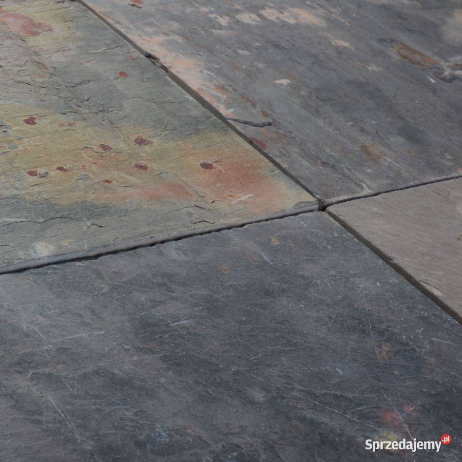 Płytki Łupek Multicolor naturalny 30x30x1 Kraków