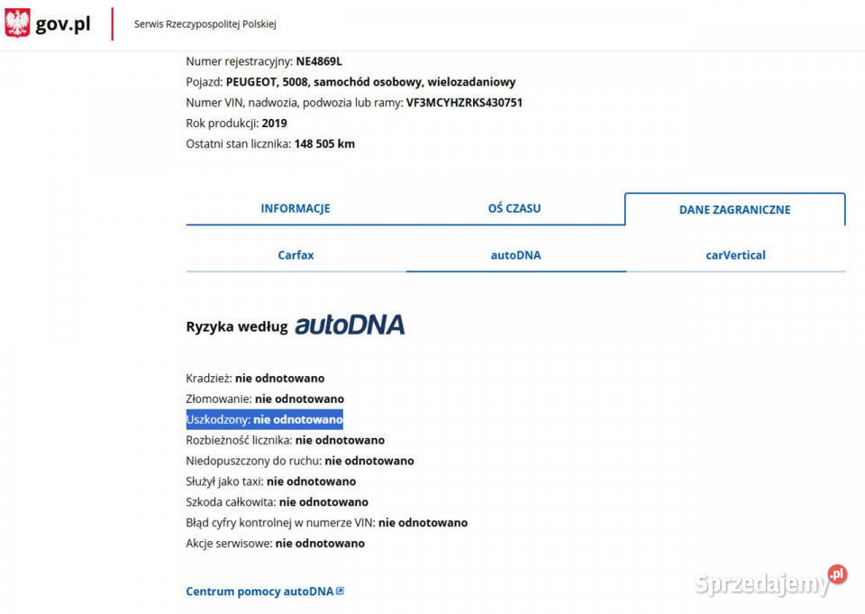 Peugeot 5008 Moc 131 Automat Zarejestrowany Elbląg