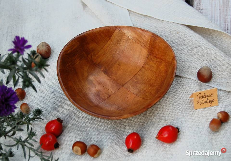 Miska miseczka drewniana ze sklejki 158 brązowy