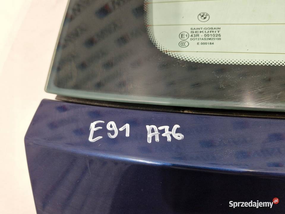 BMW 3 E91 LCI LIFT KLAPA BAGAŻNIKA TYŁ TYLNA A76
