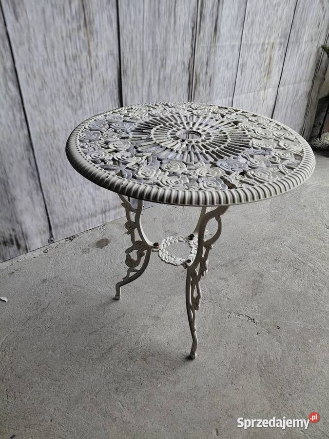 stolik metalowy żeliwny 391 Byczyna