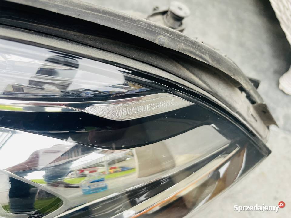 Lampy GLS Mercedes bez uszkodzeń w166 przód Lampy przednie Zgierz