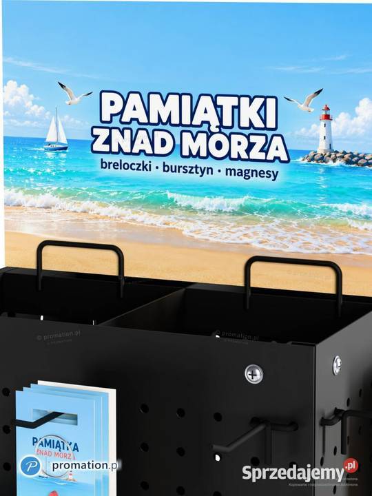 Stojaki na magnesy breloki i pocztówki do sklepu