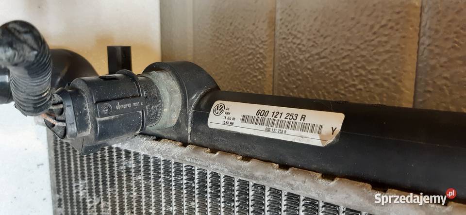 CHŁODNICA WODY VW POLO SEAT IBIZA FABIA 14 TDI osobowe Mielęcin