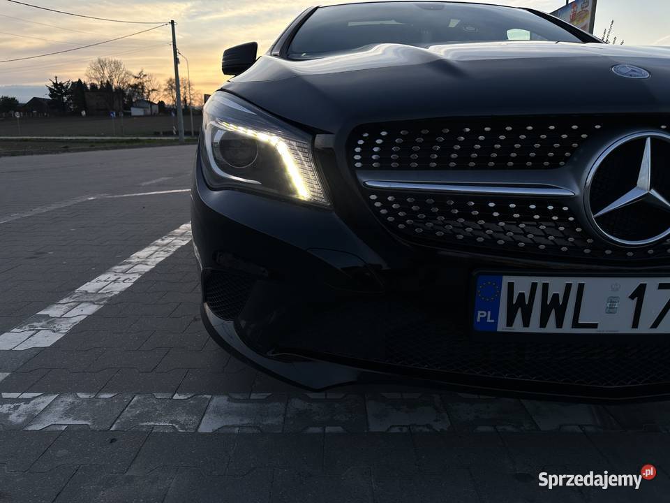 MercedesBenz CLA 250 2014 Czarna Luksusowa Coup Proszowice