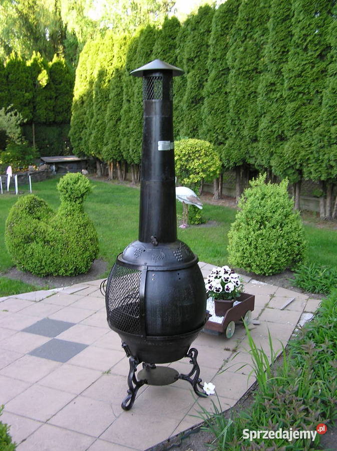 GRILL ŻELIWNY z kominem Łobez