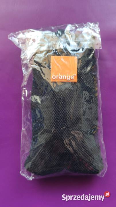 Nowy materiałowy pokrowiecetui na telefon z logo Pruszków