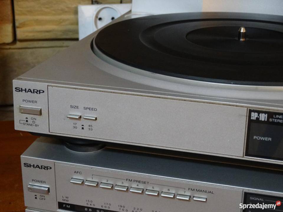 Gramofon tangencjalny Sharp RP101 igła sprawny Audio Jasło
