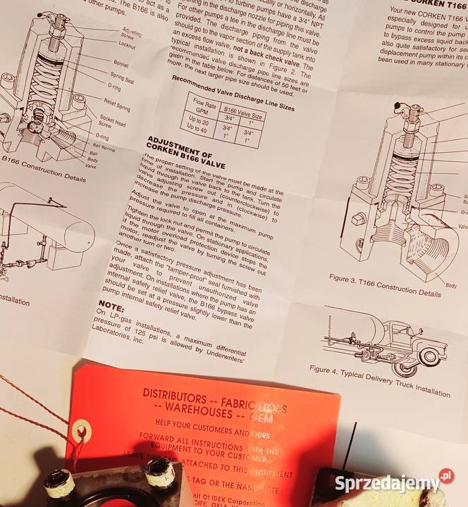 Corken by pass valve B166B do LPG Warszawa
